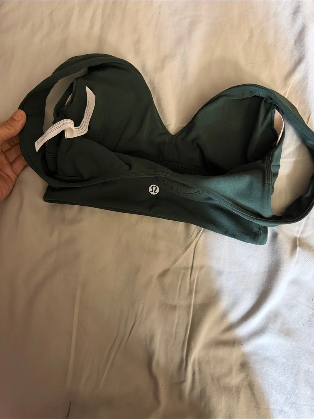 lululemon athletica Align V-Neck Bra — Legacy Green